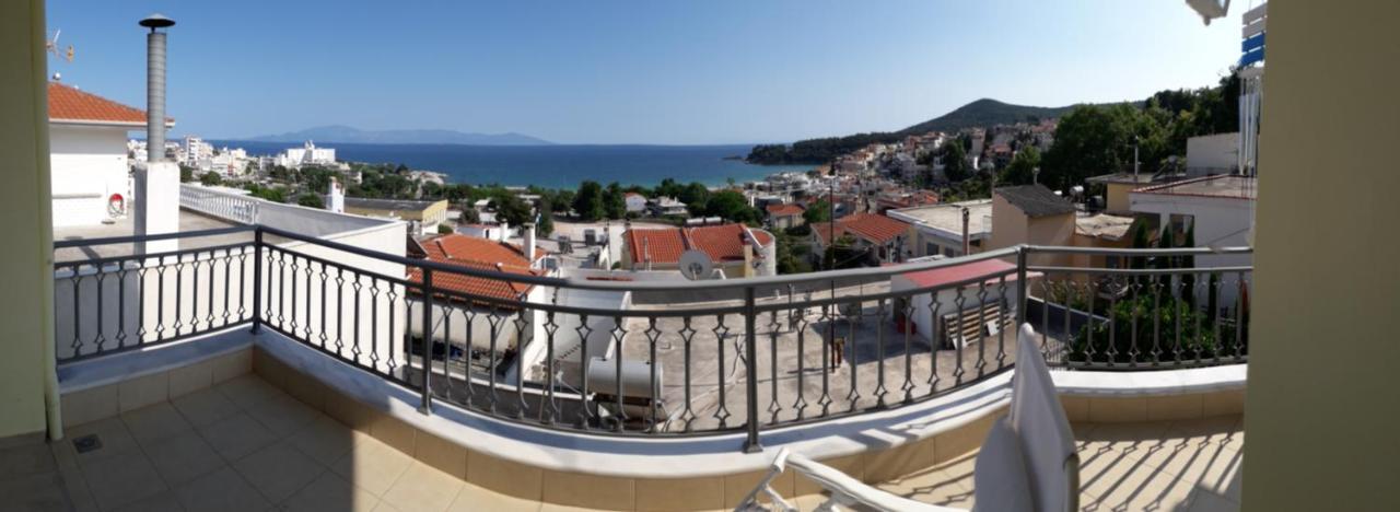 Great Sea View Apartment Kavala Esterno foto